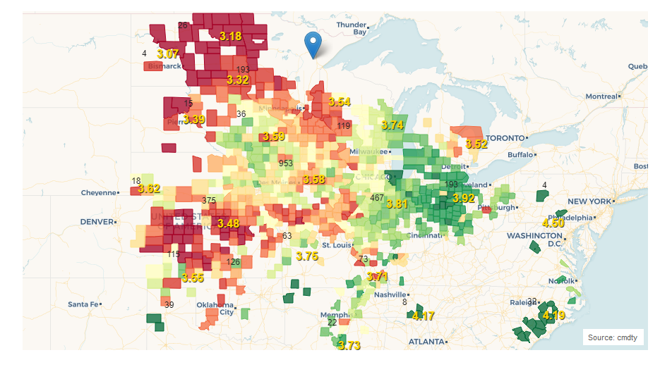 States That Produce The Most Corn (2019) Barchart Commodities